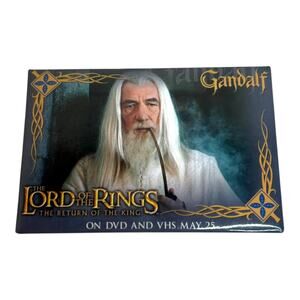 Lord Of the Rings Regurn of the King Gandalf Promotional Pinback Button 2004